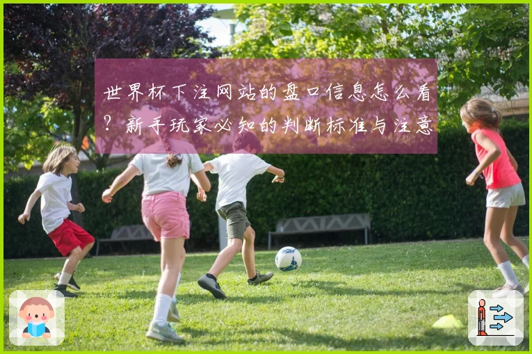 世界杯下注网站的盘口信息怎么看？新手玩家必知的判断标准与注意事项